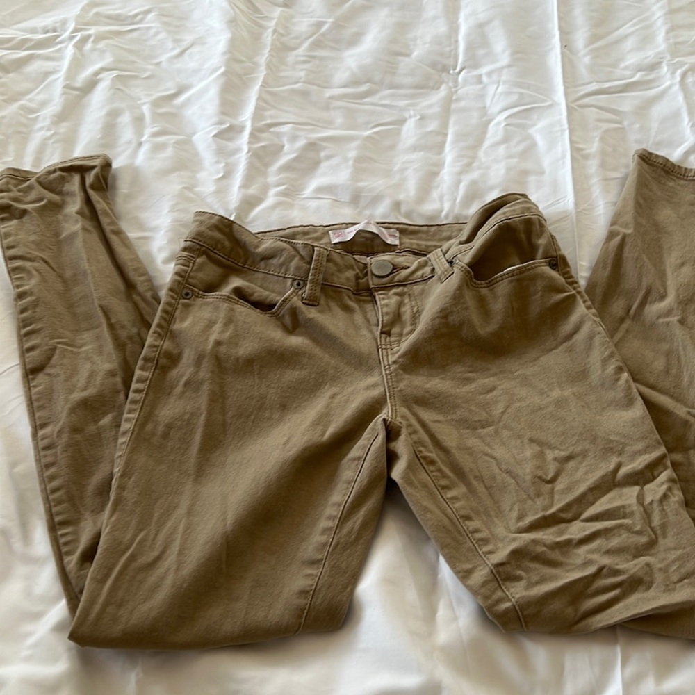 🔥3/$20🔥No Boundaries Sz 3 Tan Skinny Jeans